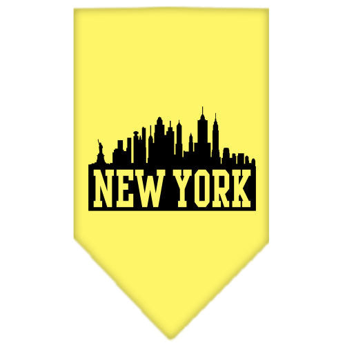 Pet and Dog Bandana Screen Printed, "New York Skyline"