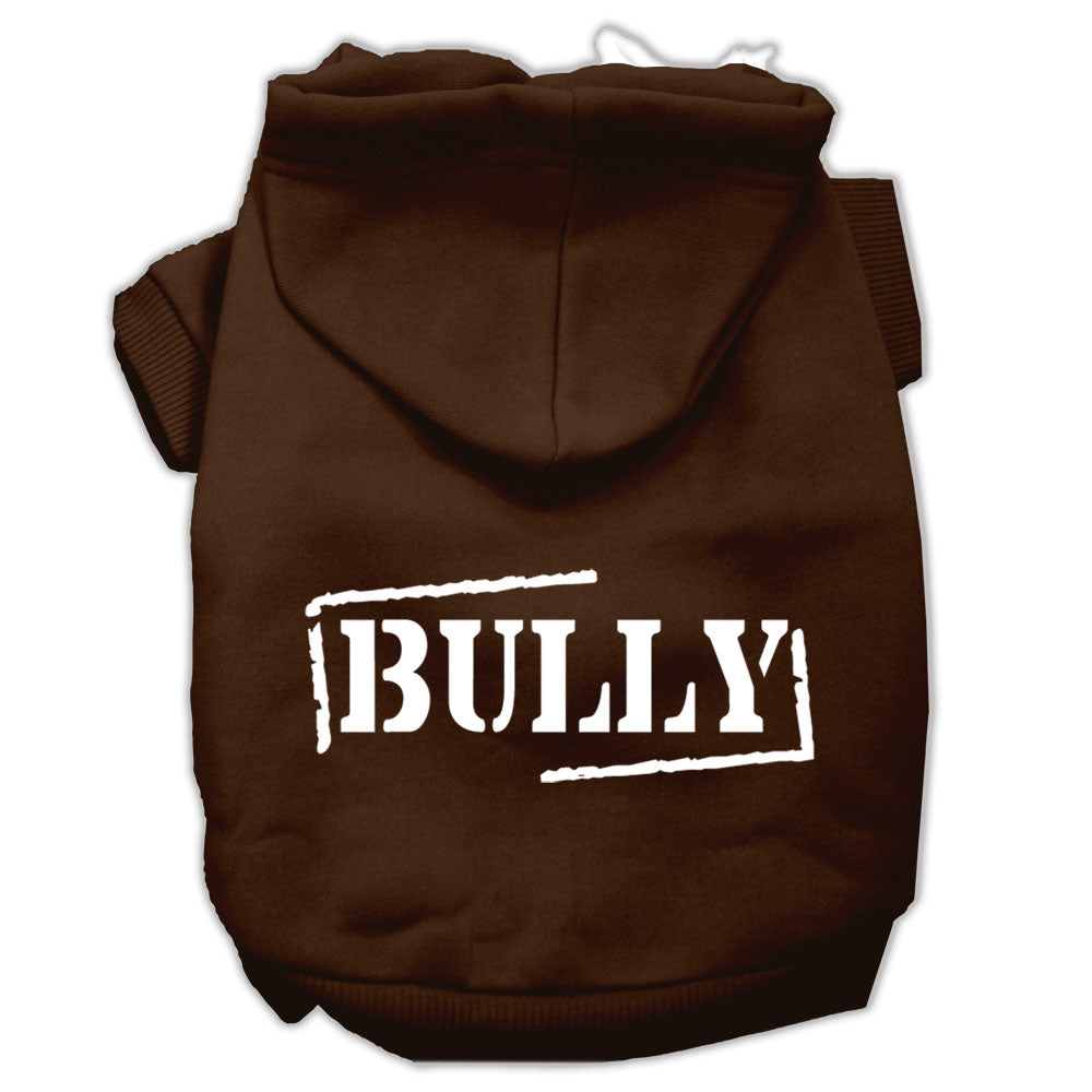 Sudadera con capucha para mascotas, perros y gatos serigrafiada, "Bully"