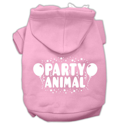 Sudadera con capucha para perros y gatos con serigrafía "Party Animal"