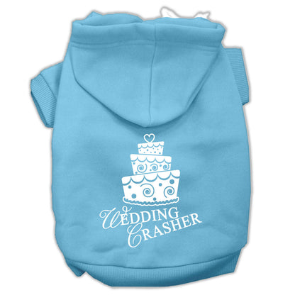 Pet Dog & Cat Hoodie Screen Printed, "Wedding Crasher"