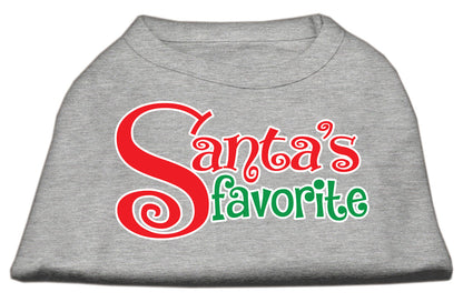 Christmas Pet Dog & Cat Shirt Screen Printed, "Santa's Favorite"