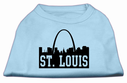 Camiseta para perros y gatos con serigrafía "St. Louis Skyline"