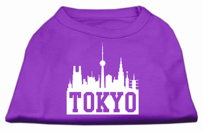 Camiseta para perros y gatos con serigrafía "Tokyo Skyline"