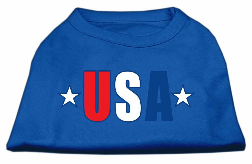 Camiseta para perros y gatos con serigrafía "USA Star"