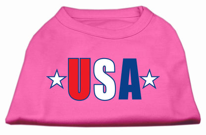 Camiseta para perros y gatos con serigrafía "USA Star"