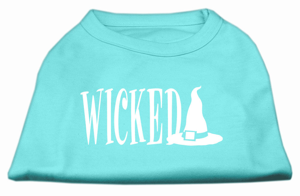 Camiseta para perros y gatos con serigrafía "Wicked"