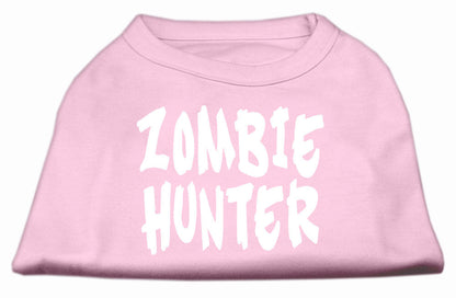 Camiseta para perros y gatos con serigrafía "Zombie Hunter"