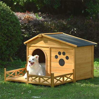 48" Wooden Dog House