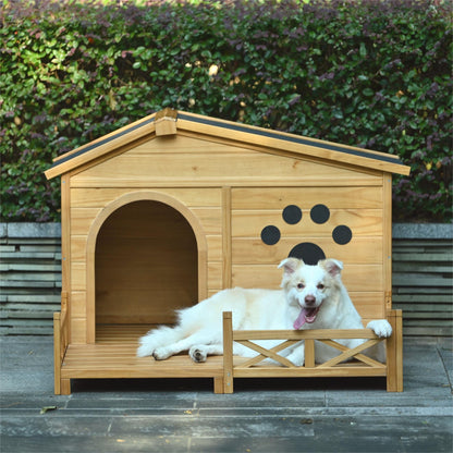 48" Wooden Dog House