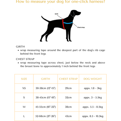 Shadow One-Click Dog Harness