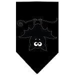 Bandana para perros y mascotas de Halloween serigrafiada con la frase "Batsy The Bat"