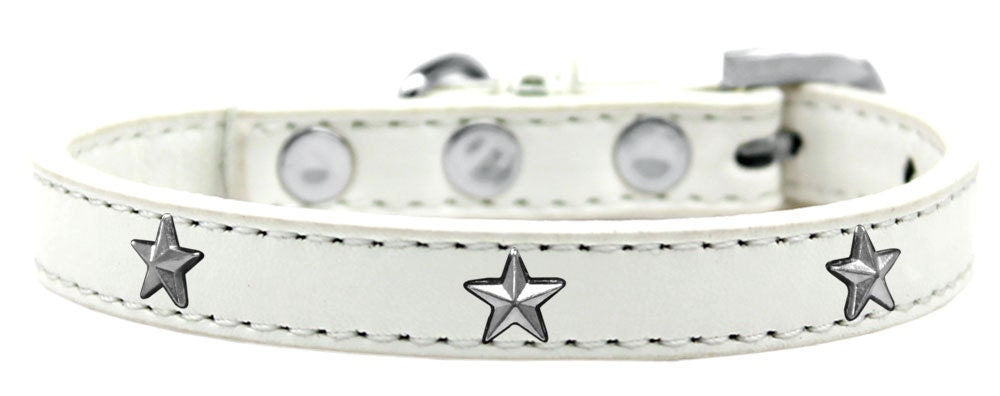 Collar de moda para perros, cachorros y mascotas, "Estrella plateada"