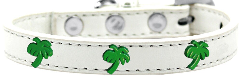 Collar de moda para perros, cachorros y mascotas, "Palmera verde"