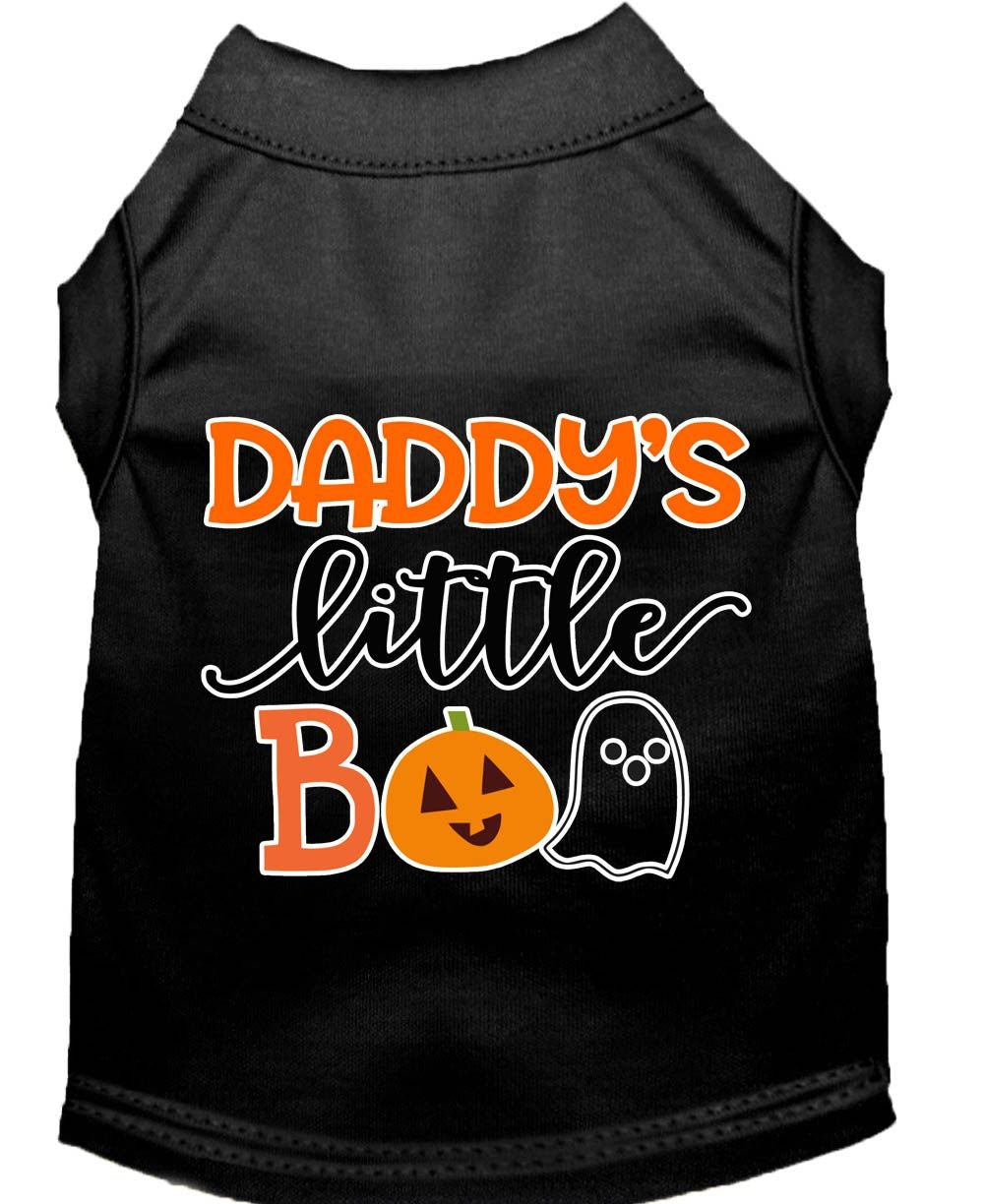 Halloween Pet Dog & Cat Shirt Screen Printed, "Daddy's Little Boo"