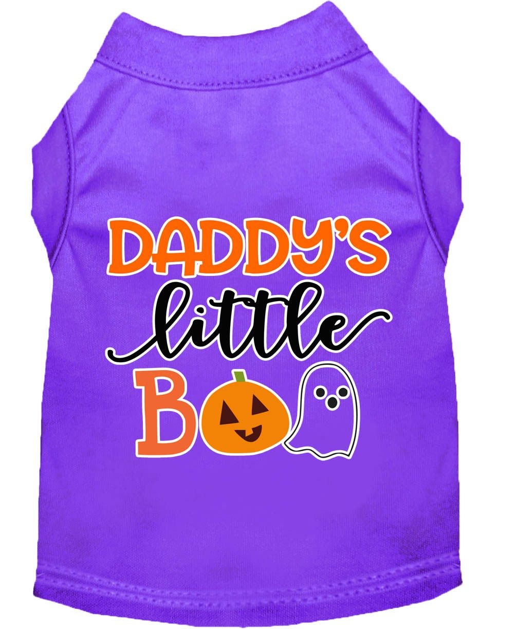 Halloween Pet Dog & Cat Shirt Screen Printed, "Daddy's Little Boo"