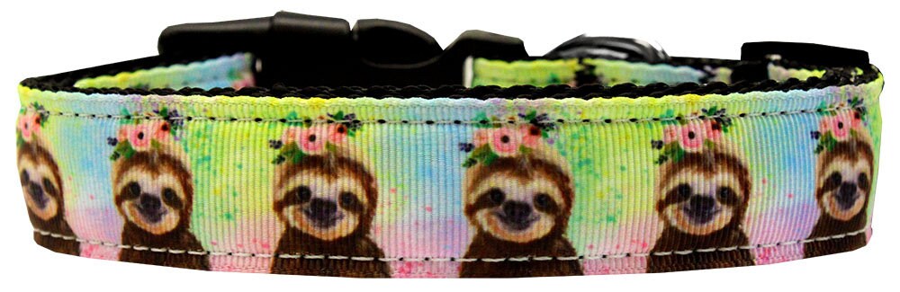 Collar o correa de nailon para perros y gatos, "Pretty Baby Sloths"