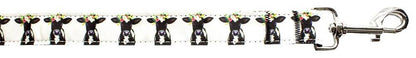 Collar o correa de nailon para perros y gatos, "Pretty Baby Cows"