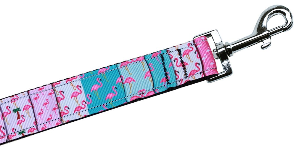 Collar o correa de nailon para perros y gatos, "Flamingo Fun"