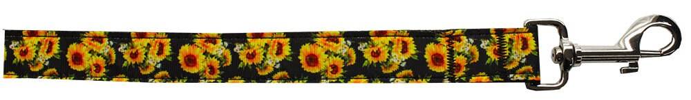 Collar o correa de nailon para perros y gatos, "Girasoles"