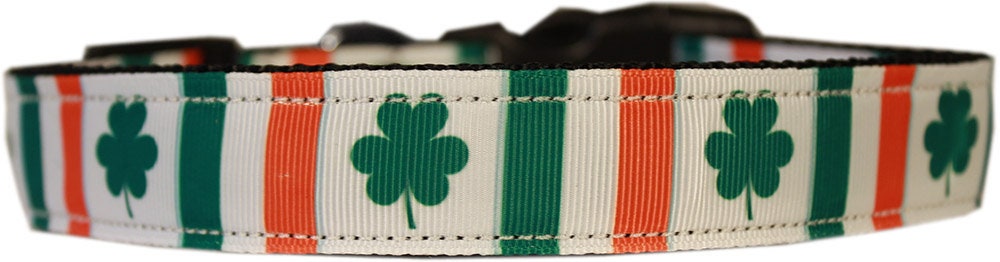 Pet Dog & Cat Nylon Collar or Leash, "Irish Pride"