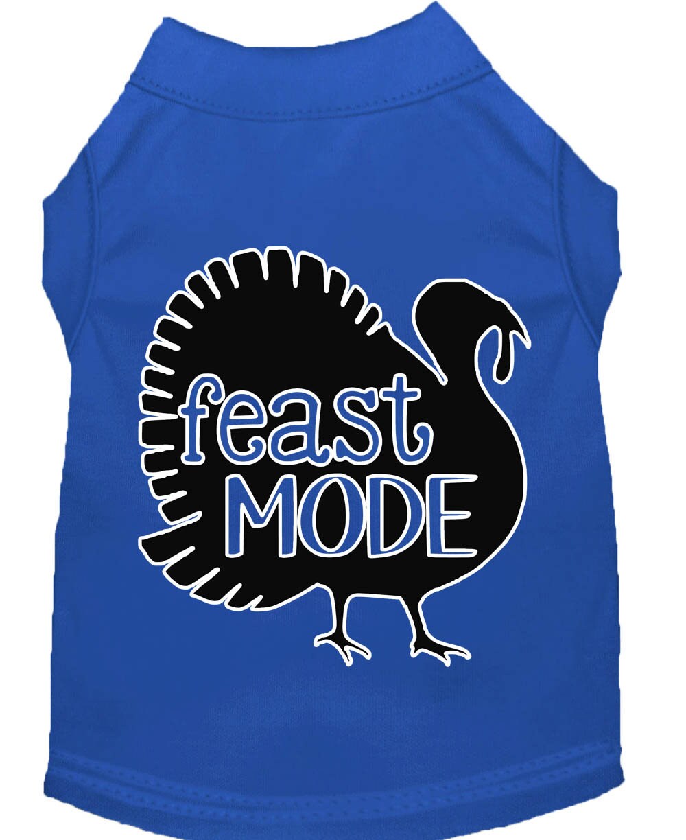 Pet Dog & Cat Shirt Screen Printed, "Feast Mode"