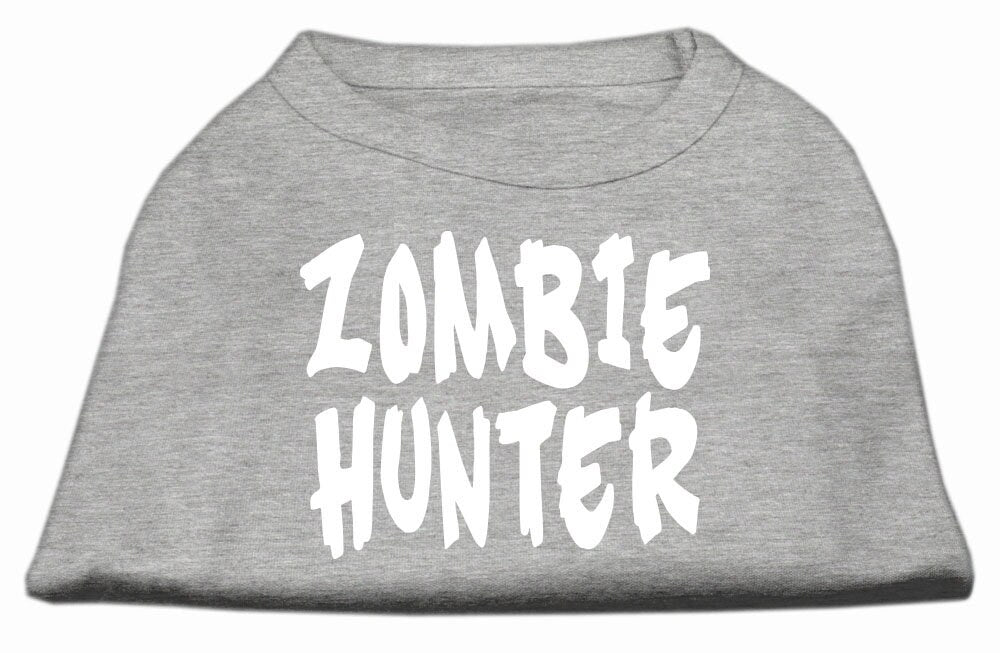 Camiseta para perros y gatos con serigrafía "Zombie Hunter"