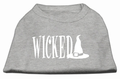 Camiseta para perros y gatos con serigrafía "Wicked"