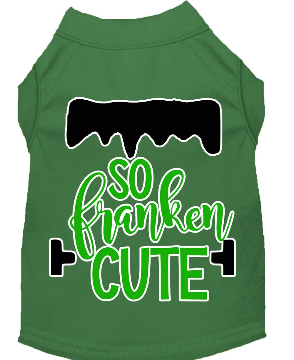 Camiseta para perros y gatos con serigrafía "So Franken Cute"