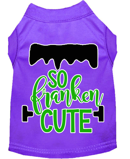 Camiseta para perros y gatos con serigrafía "So Franken Cute"