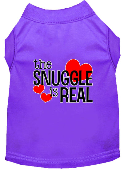 Pet Shirt "The Snuggle Is Real"