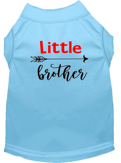 Camiseta para perros y gatos con serigrafía "Little Brother"