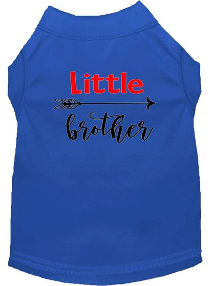 Camiseta para perros y gatos con serigrafía "Little Brother"