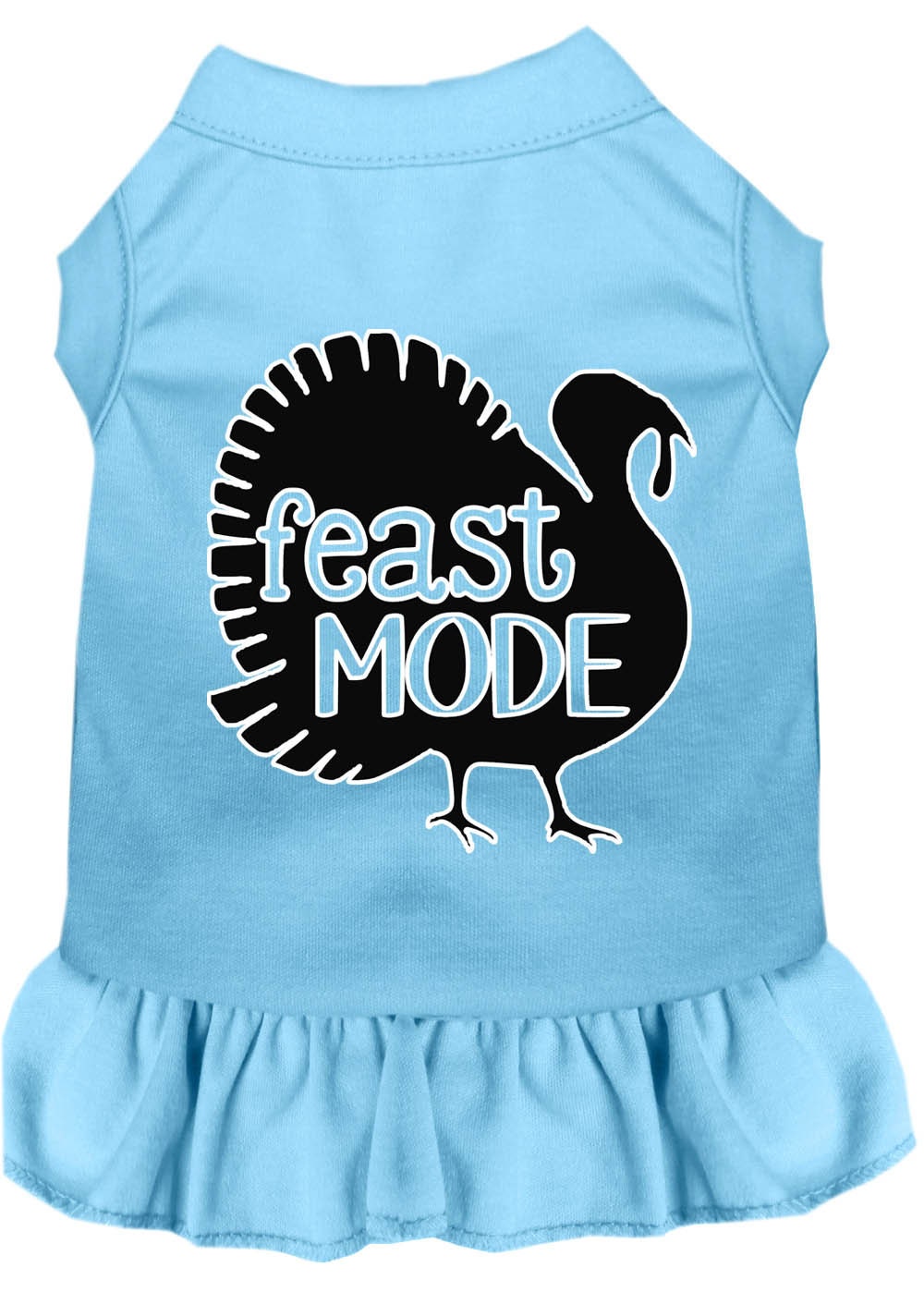 Vestido para perro y gato con estampado de Acción de Gracias, "Feast Mode"