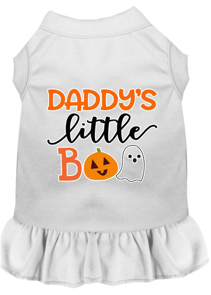 Halloween Pet Dog & Cat Dress Screen Printed, "Daddy's Little Boo"