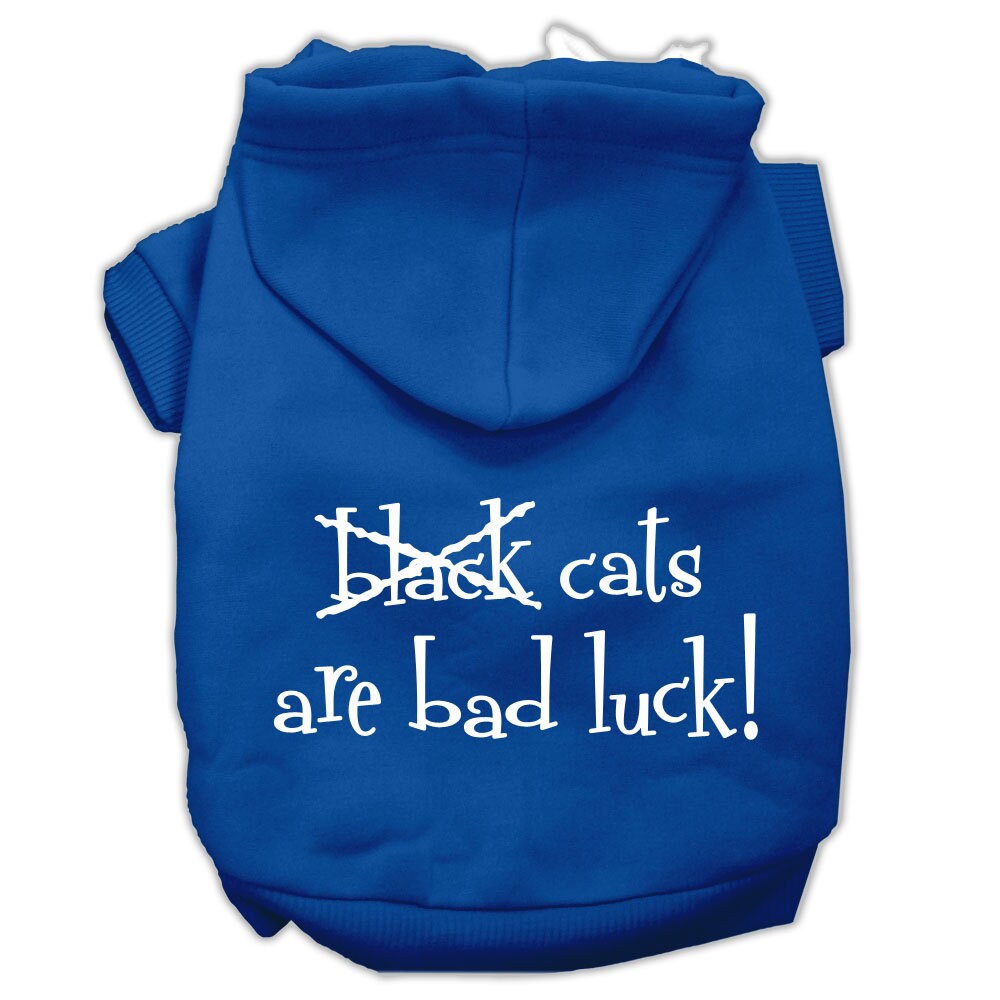 Halloween Pet Hoodie "Black Cats Are Bad Luck"