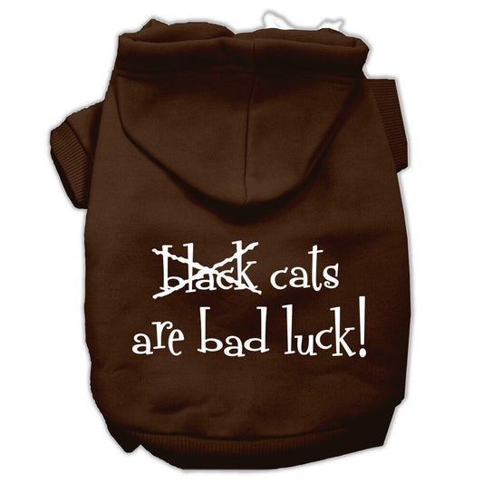 Halloween Pet Hoodie "Black Cats Are Bad Luck"