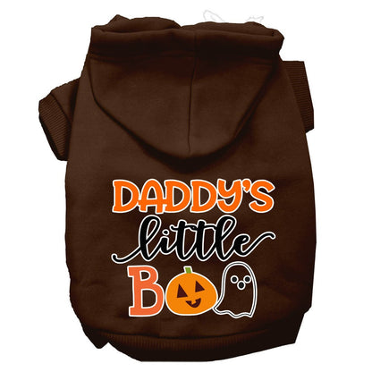 Halloween Pet Hoodie "Daddy's Little Boo"