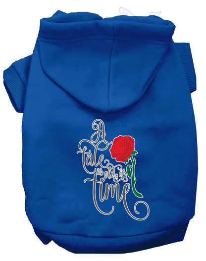 Sudadera con capucha para mascotas, perros y gatos serigrafiada con la frase "Timeless Tale"