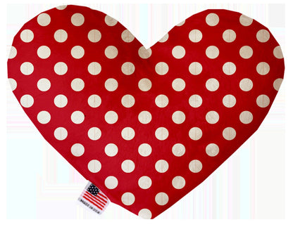 Pet and Dog Plush Heart or Bone Toy, "Valentine's Day Plaids, Dots & Chevron Group" (Available in different sizes and patterns!)