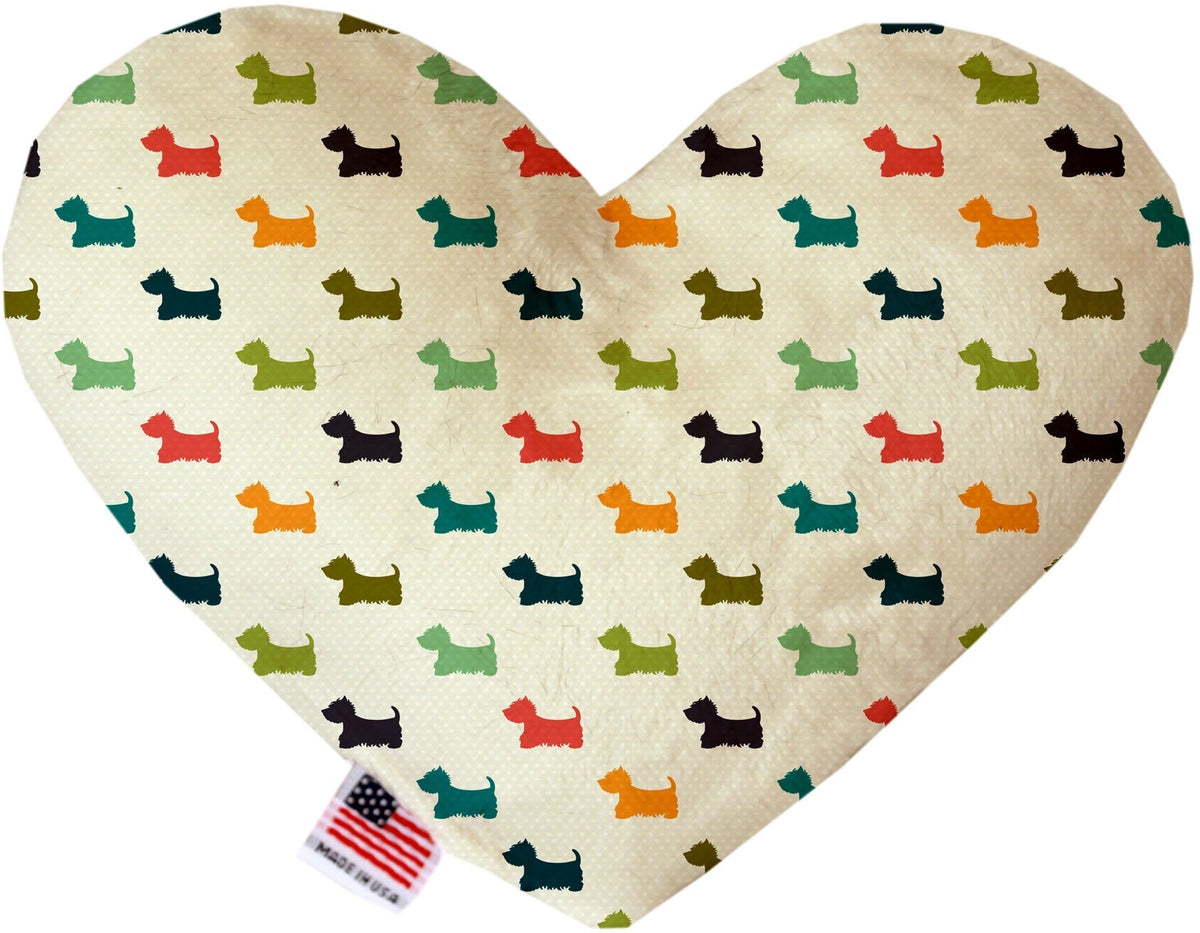 Pet & Dog Plush Heart or Bone Toy, "Westie World Group"