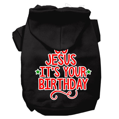 Christmas Pet Hoodie "Go Jesus, It's Your Birthday"