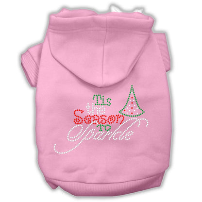 Christmas Pet, Dog & Cat Hoodie Rhinestone, "Tis The Season To Sparkle"