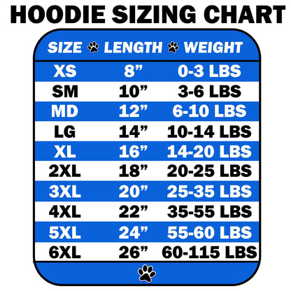 Pet Dog & Cat Screen Printed Hoodie for Medium to Large Pets (Sizes 2XL-6XL), "South Carolina Summer"