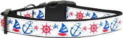 Collar o correa de nailon para perros y gatos, "Anchors Away"