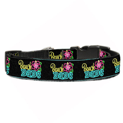 Collar o correa de nailon para perros y gatos, "Beach Babe"