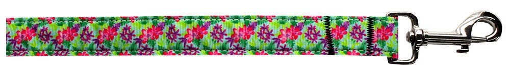 Collar o correa de nailon para perros y gatos, "Island Flowers"