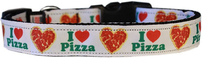 Collar o correa de nailon para perros y gatos, "Pizza Party"