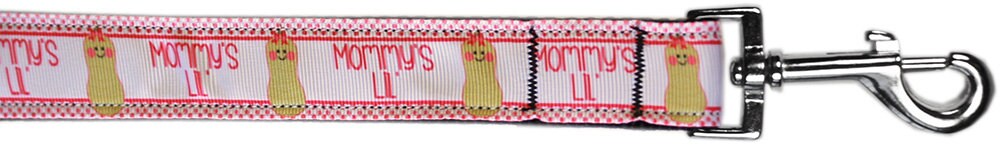 Pet Dog & Cat Nylon Collar or Leash, "Mommy's Lil Peanut"