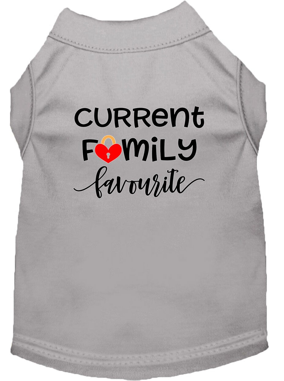 Pet Shirt "Current Family Favorite"