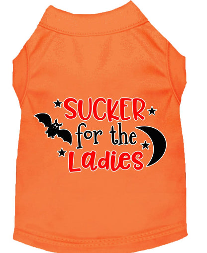 Camiseta para perros y gatos con serigrafía "Sucker For The Ladies"